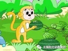 猴子吃瓜故事讲述表演视频完整版,一场欢乐的森林盛宴